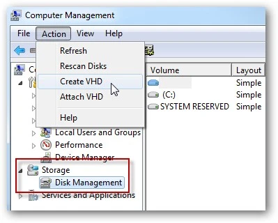 Thủ thuật sao lưu dữ liệu vào ổ đĩa ảo trên Windows 7 ảnh 1