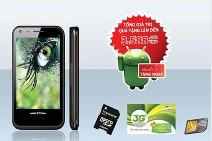 Viettel ra mắt Smartphone cảm ứng điện dung đa điểm ảnh 4 Viettel ra mắt Smartphone cảm ứng điện dung đa điểm ảnh 4