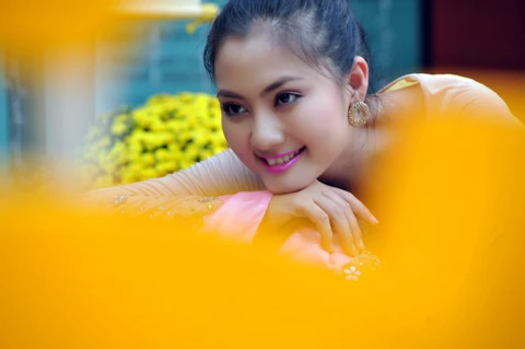 Kiều nữ Ngọc Lan cười ảnh 11