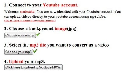 Thủ thuật&nbsp;gửi MP3 qua YouTube ảnh 2