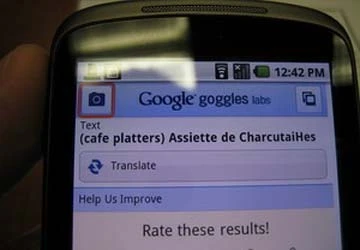 Google vừa tung ra phiên bản Goggles cho iPhone ảnh 1