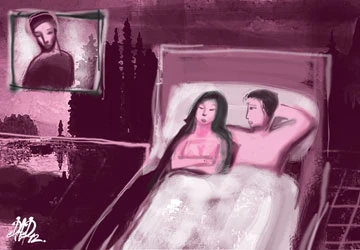 Mưa rơi ở thành phố lạ ảnh 1