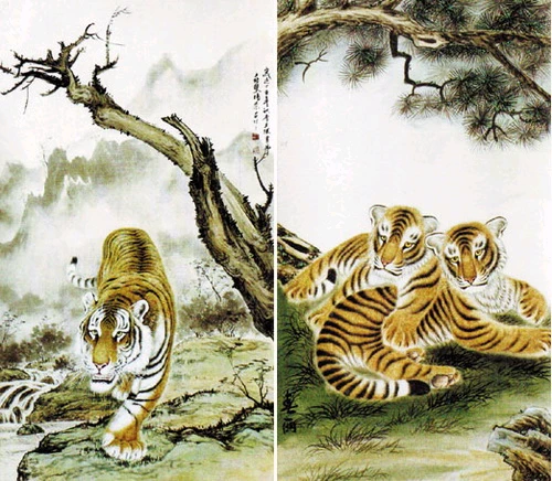 Cả làng giàu nhờ tranh hổ ảnh 2 Cả làng giàu nhờ tranh hổ ảnh 2