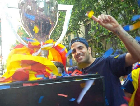 Barcelona ăn mừng chức vô địch La Liga thứ 22 trong lịch sử ảnh 10