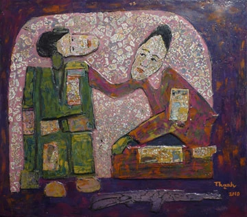 Tác giả của những bức tranh dát vàng ảnh 2