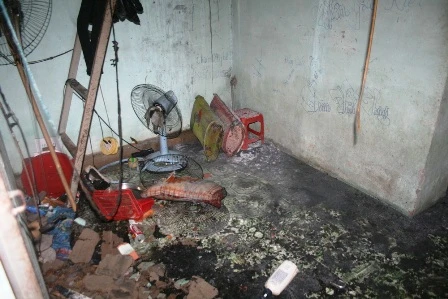 Cháy tại khu nhà trọ, 3 người bỏng nặng ảnh 1 Cháy tại khu nhà trọ, 3 người bỏng nặng ảnh 1