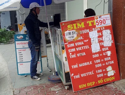 Giới buôn sim giúp thuê bao né phí hòa mạng ảnh 1 Giới buôn sim giúp thuê bao né phí hòa mạng ảnh 1