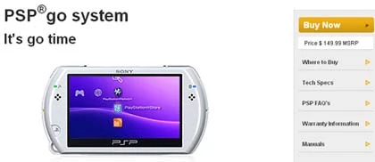 Máy game PSP Go hạ giá còn 150 USD ảnh 1