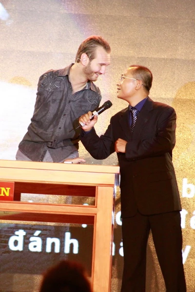 Nick Vujicic giao lưu tại chương trình Chào Việt Nam ảnh 7