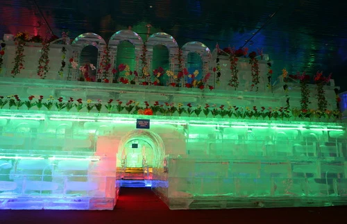 Chiêm ngưỡng tác phẩm điêu khắc trên băng ảnh 7