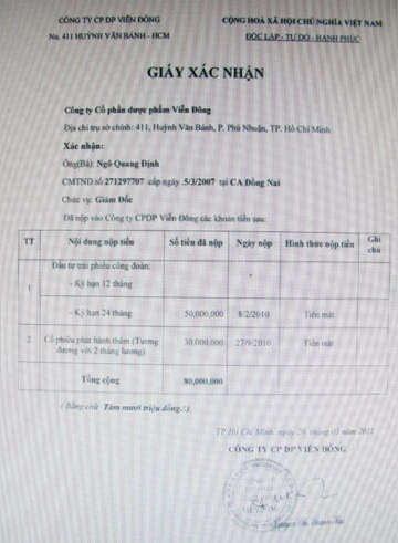 Nhân viên công ty dược phẩm Viễn Đông: Khốn đốn vì "quỹ công đoàn" ảnh 2