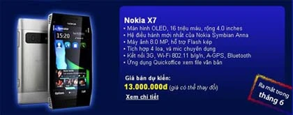 Nokia X7 cho đặt hàng ở VN giá 13 triệu đồng ảnh 1