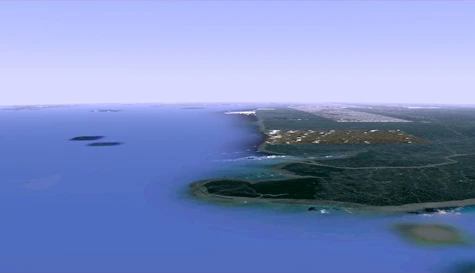 Xúc động ngắm mũi Cà Mau từ vũ trụ ảnh 1 Xúc động ngắm mũi Cà Mau từ vũ trụ ảnh 1