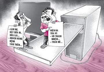 Đòi thường vì bị sửa hư máy vi tính ảnh 1