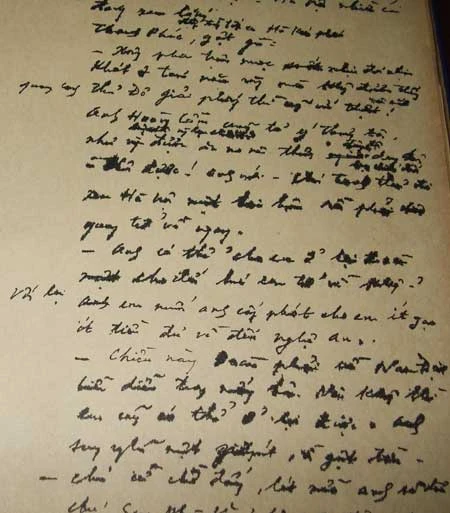 Những tranh di cảo ố vàng