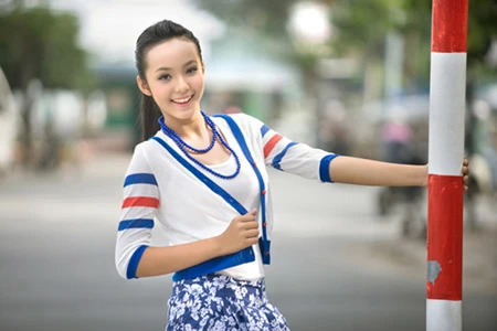 Vẻ rạng ngời của siêu mẫu 12 tuổi ảnh 1