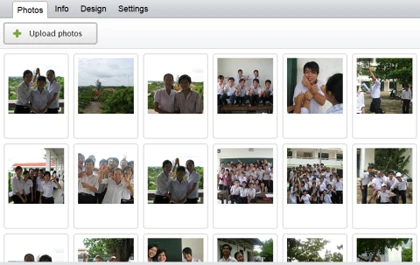Tạo web ảnh kỷ niệm tuổi học trò ảnh 1