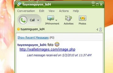 Người dùng YM “náo loạn” vì bị virus lạ tấn công ảnh 1