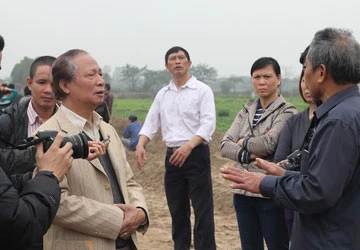 Doanh nghiệp không thừa nhận việc lấp mộ ảnh 1