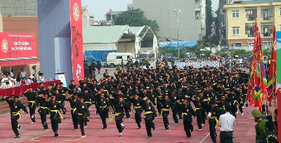 Lễ tổng kết biểu diễn võ thuật cổ truyền chào mừng 1.000 năm Thăng Long - Hà Nội ảnh 6