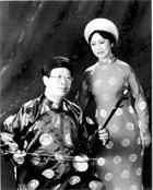 GS.TS Trần Quang Hải và ca sĩ Bạch Yến - ảnh do T.Q.H cung cấp.