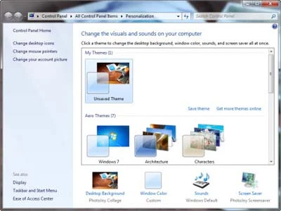 Biến hóa giao diện desktop trên Windows 7 ảnh 2 Biến hóa giao diện desktop trên Windows 7 ảnh 2