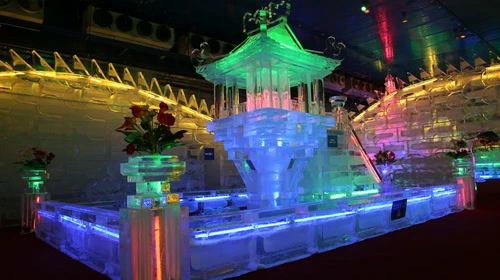 Chiêm ngưỡng tác phẩm điêu khắc trên băng ảnh 1