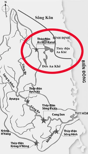 Hạ lưu sông Ba khô khốc vì thủy điện ảnh 2 Hạ lưu sông Ba khô khốc vì thủy điện ảnh 2