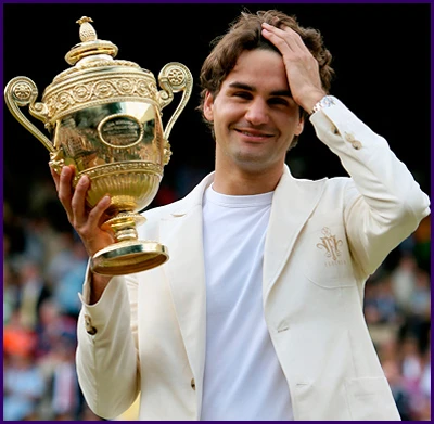 Federer đi vào lịch sử. Ảnh: GETTY IMAGES