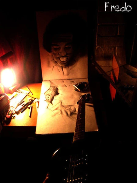 Tranh 3D đỉnh cao được vẽ bằng bút chì ảnh 18