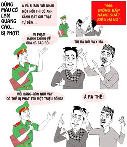 Không dùng màu cờ làm nền quảng cáo! ảnh 1