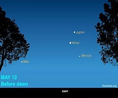 Đón xem hình ảnh kỳ thú "4 hành tinh hội tụ" ngày 12/5/2011 ảnh 2