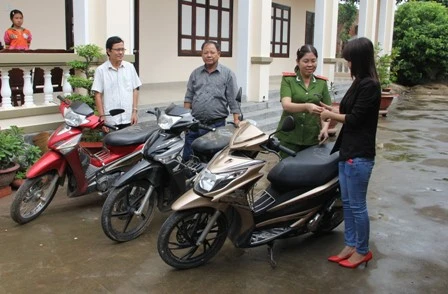 Mất xe 3 tháng lại tìm được về ảnh 1