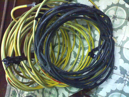 2 thợ điện chuyên cắt trộm dây tiếp địa ảnh 2