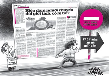 Vụ hiếp dâm người chuyển đổi giới tính: Phải giám định mới xử được? ảnh 1