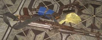 Khẩu súng tang vật trong vụ cướp 400 lượng vàng.