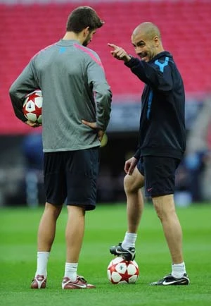 Chùm ảnh Man Utd và Barcelona tập luyện trước giờ G ảnh 11