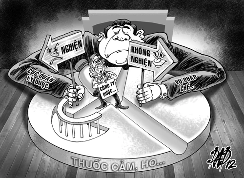 Thuốc cảm “biến” thành thuốc gây nghiện:Cục - vụ “đá” nhau ảnh 1