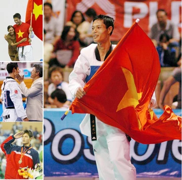 Nguyễn Văn Hùng và chiến tích cùng thể thao Việt Nam. Ảnh: XUÂN HUY