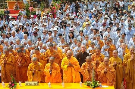 Khai quang tượng Phật A Di Đà lớn nhất Việt Nam ảnh 3