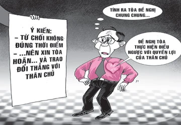 Luật sư “phản” thân chủ, được không? ảnh 1