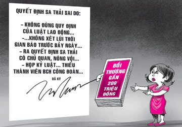 Sa thải sai, bồi thường gần 200 triệu đồng ảnh 1