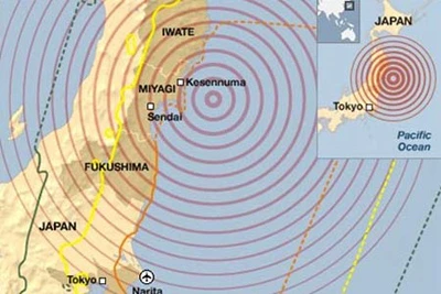 Thảm họa động đất và sóng thần ở Nhật Bản: Thế giới rùng mình ảnh 1 Thảm họa động đất và sóng thần ở Nhật Bản: Thế giới rùng mình ảnh 1