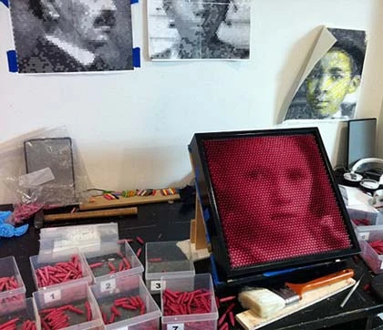 Bộ tranh kỳ ảo bằng bút màu ảnh 6