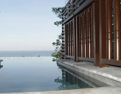 Bể bơi trong resort ảnh 3