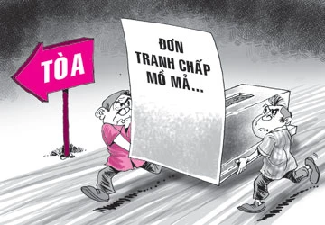 Tranh chấp mồ mả: Giao tòa giải quyết! ảnh 1