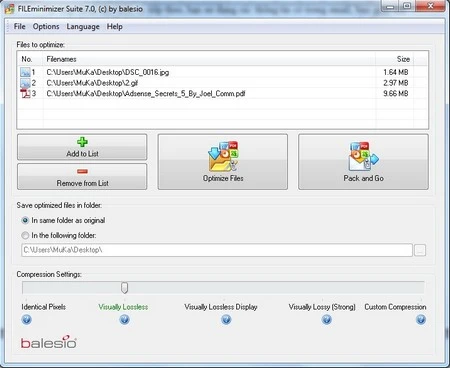 Tuyệt chiêu thu gọn dung lượng file nhưng giữ nguyên chất lượng ảnh 6 Tuyệt chiêu thu gọn dung lượng file nhưng giữ nguyên chất lượng ảnh 6