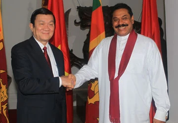 Chủ tịch nước hội đàm với Tổng thống Sri Lanka ảnh 1