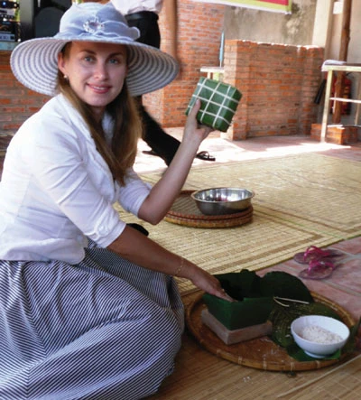 Cô gái Nga đưa văn hóa Việt ra thế giới ảnh 1