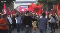 Biểu tình lớn tại Albania ảnh 1